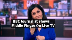 BBC Journalist Maryam Moshiri Shows Middle Finger On Live TV